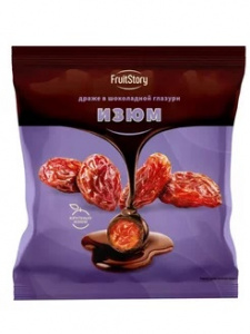 Драже Изюм в темной шок.глазури Fruitstory
