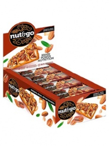 Миндальный батончик NUT N GO с пеканом 36г*18*144