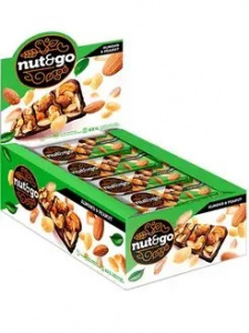 Минд.арахис.батончик Nut&go с арахисовой пастой 36Г*144ШТ