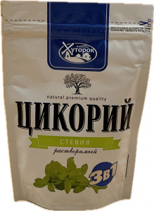 Цикорий ХУТОРОК 130гр Стевия/Сливки ZIP-пакет *12