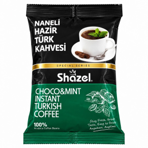 Турецкий кофе Shazel с шоколадом и мятой 100гр упак*16шт