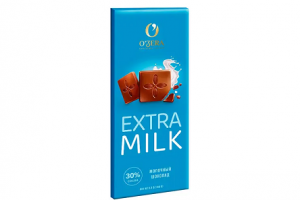 Шоколад молочный  OZera Extra milk 90г