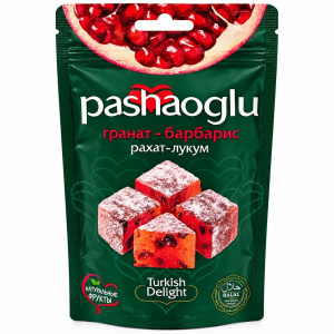 Рахат-Лукум "Pashaoglu" гранат-барбарис 150 гр упак*15шт