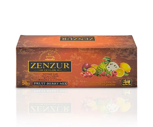 Чай ZENZUR 25пак черный АССОРТИ *24