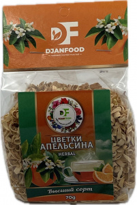 Цветки Апельсина 70гр м/у *12  ДЖАНФУД  