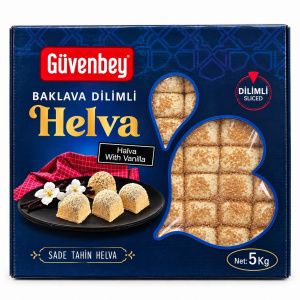Тахинная халва кубики с кунжутом  Гувенбей 5кг