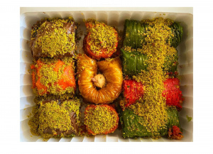 Пахлава арахисовая Ассорти ФРУКТОВАЯ ЦВЕТНАЯ 0,5кг