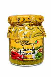 Аджика Ореховая 150гр (желтая банка) ДЧМ упак*12шт