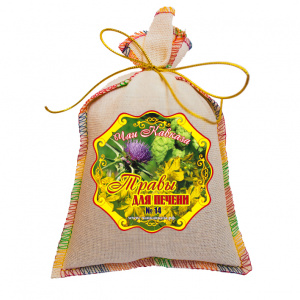 Купаж из целебных трав № 14. Травы для печени 150 гр