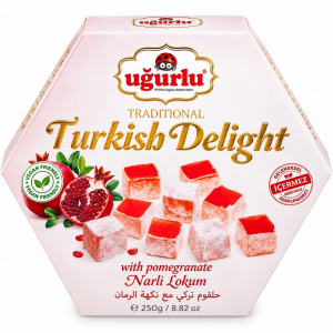 Рахат-лукум Uğurlu с гранатом, 250гр упак*12шт