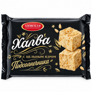 Халва подсолнечная с ядром 350г упак*16шт