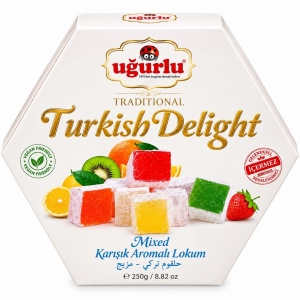 Рахат-лукум Uğurlu «Фруктовое ассорти», 250гр упак*12шт