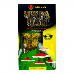 Плиточный чай Чага чай с гриб рейша 96 гр*12