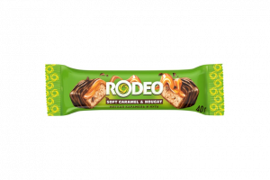 Батончик глазир.мягк.карам.и нугой Rodeo/Родео 40г