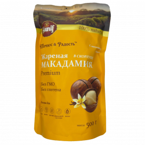 Макадамия 3А HANIF пакет по 500гр*22