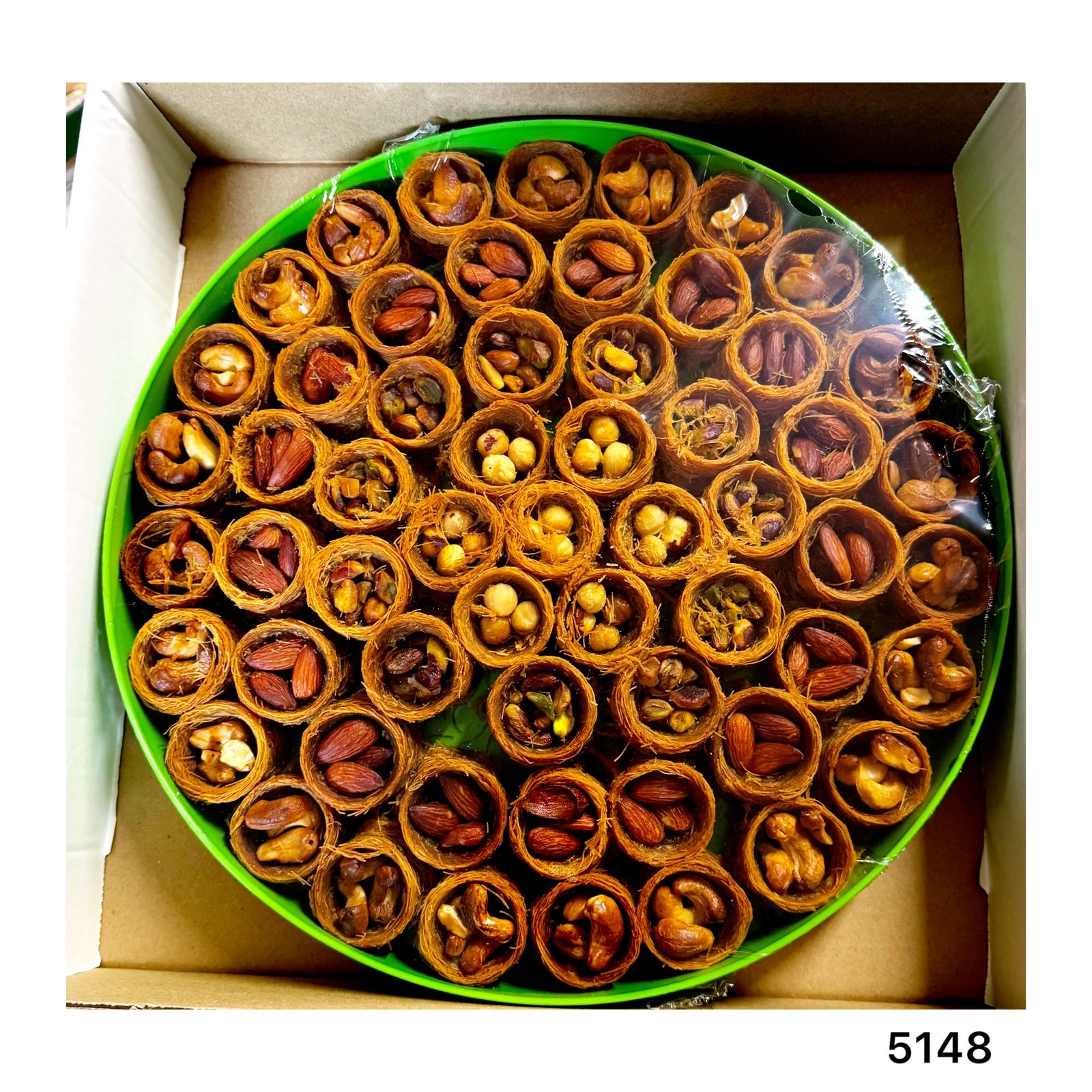 Кадаиф ГНЕЗДО ореховое ассорти на подносе 2кг+-