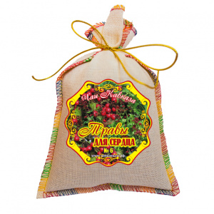 Купаж из целебных трав № 6. Травы для сердца 150 гр