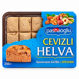 Халва арахисовая с орехами "Pashaoglu" 250 г упак*12