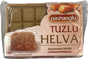 Халва арахисовая с соленой карамелью "Pashaoglu" 250 г 1/12