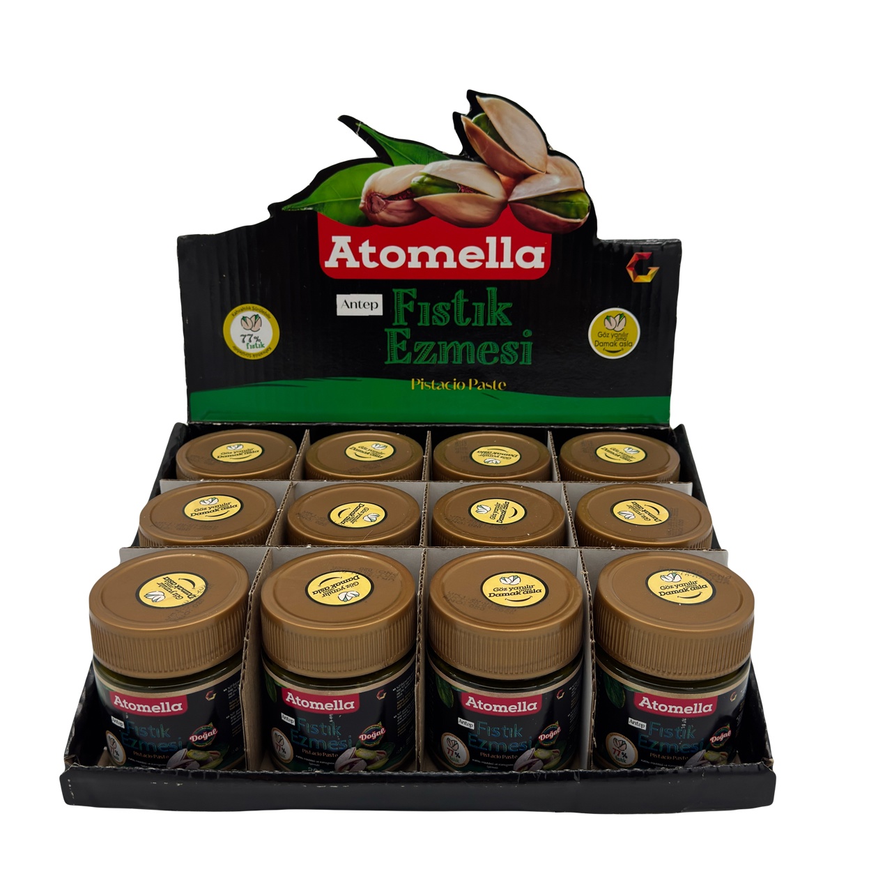 Паста фисташковая ATOMELLA  200г*12шт