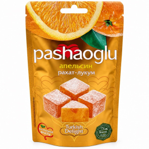 Рахат-Лукум "Pashaoglu" с цедрой апельсина 150 гр упак*15шт
