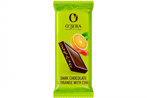 Шоколад темный OZera Dark & Orange with chili 24г