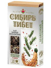 Сибирь-Тибет с женьшенем, плитка, 96гр,*12