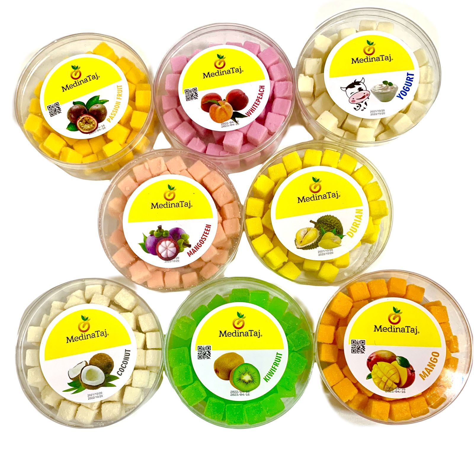Кубики фруктовые