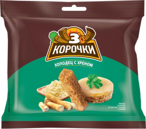 Сух.3корочки ржан.40г/60 Холодец с хреном