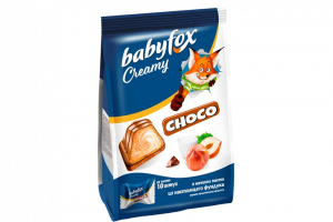 Конфеты вафельные Baby Fox Creamy Choco 100гр