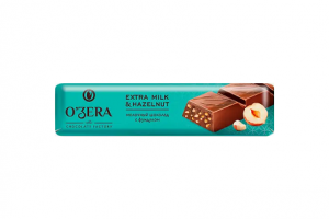 Шоколад молочный OZera Extra milk&Hazelnut 45г*30