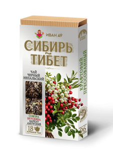 Сибирь-Тибет с софорой,брусникой,бархатом, плитка, 96гр,*12