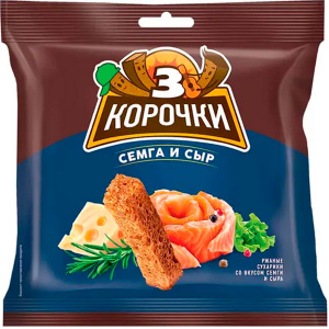 Сух.3корочки ржан.40г/60 Сыр с семгой