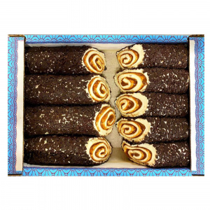 Рахат-лукум"Рол Сулейман"в темном шоколаде кор*2кг