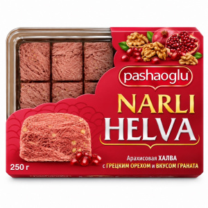 Халва арахисовая со вкусом граната "Pashaoglu" 250 г упак*12шт