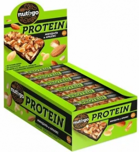 Protein Nut&Go миндаль,арахис, арахисовая паста КА