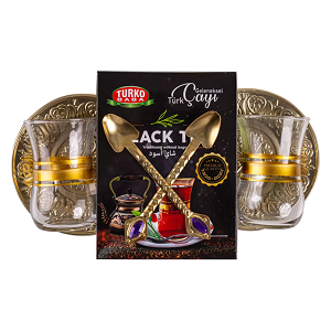 ÇAY SETİ - BARDAKLI 100 GR TÜRK ÇAYI S684