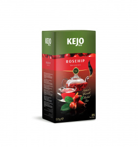 ROSEHIP (Шиповник) KejoTea 25 пакетов в индивидуальных конвертах по 2,2 гр 55г (10шт)