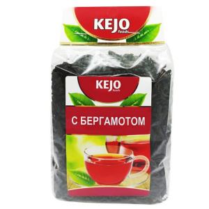 Чай черн.байх. крупнолист. с  БЕРГАМОТОМ 1000гр м/у (6шт./кор) КEJOfoods 