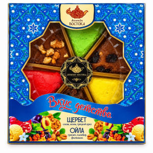 Ассорти "Вкус детства" щербет + ойла синяя 300 гр упак*20шт