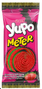 Жев.мармелад Ulker "Yupo" Ролл Клубника 1,2 кг (24шт*50гр) коробка 1/6
