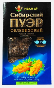 Плиточный чай Облепиховый, плитка 96 гр*12