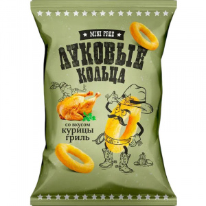 MiniFree лук.кольца 45г/24 Курица гриль