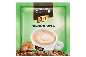 Напиток кофейный  3в1 Bridge с ар. лесн. ореха 20г*128